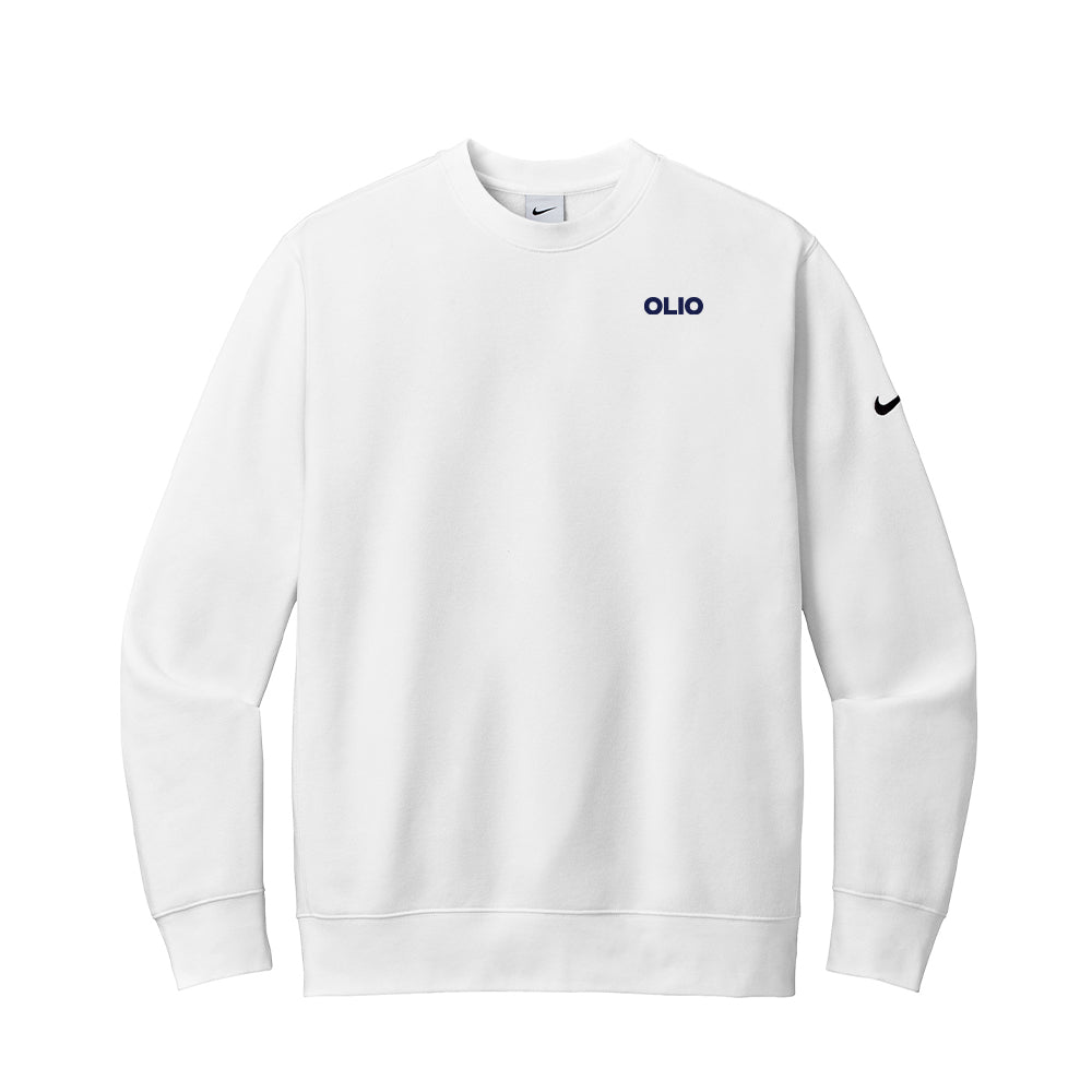 Nike Club Fleece Sleeve Swoosh Crew