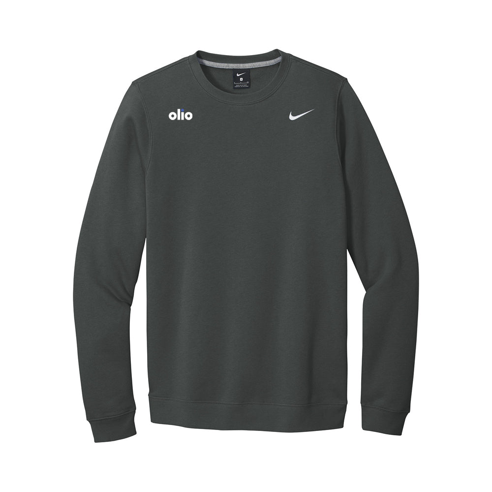 Nike club discount crew neck sweater